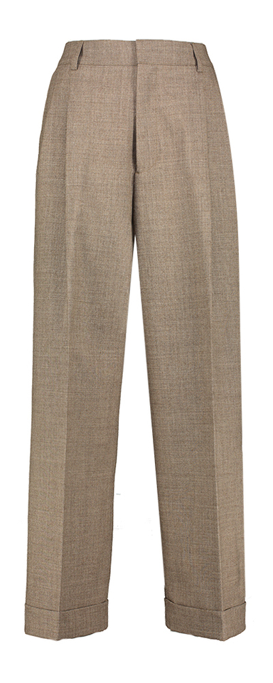 Bruine geklede broek Watson Soeur 