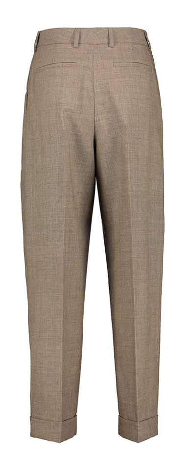 Bruine geklede broek Watson Soeur 