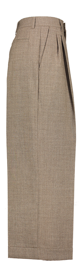 Bruine geklede broek Watson Soeur 