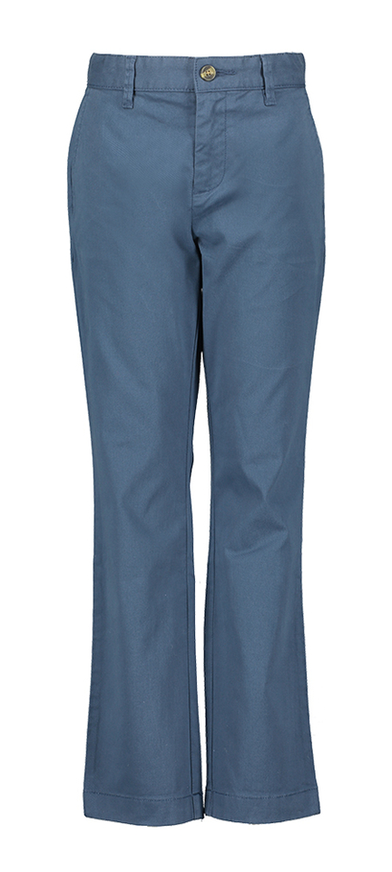 Petrolblauwe katoenen chino broek Hackett