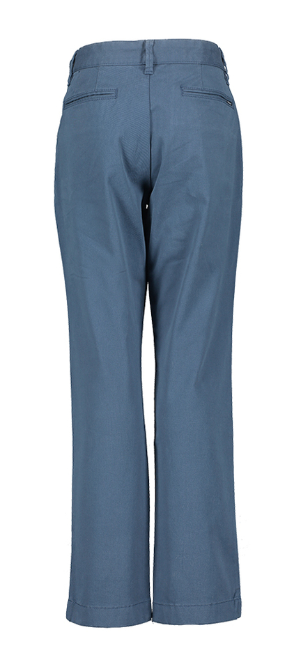 Petrolblauwe katoenen chino broek Hackett