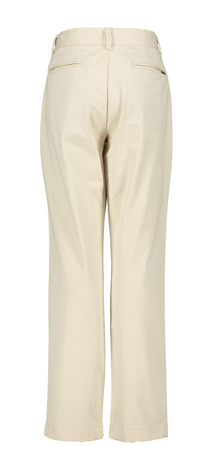 Ecru katoenen chino broek Hackett