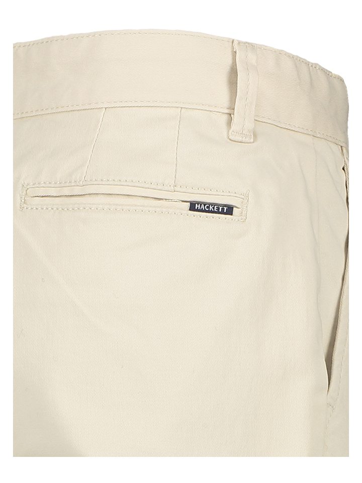 Ecru katoenen chino broek Hackett