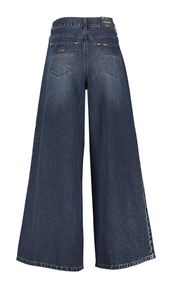 Donkerblauwe loose fit jeans Marlene Lois