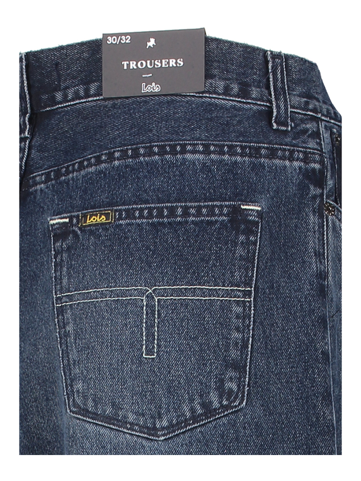 Donkerblauwe loose fit jeans Marlene Lois