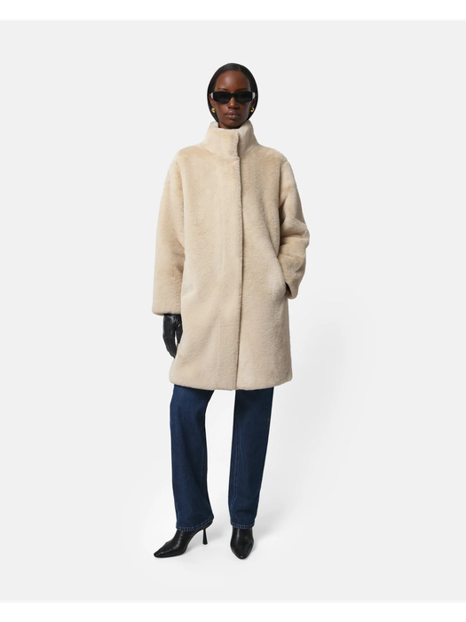 Latte lange mantel Blair Apparis