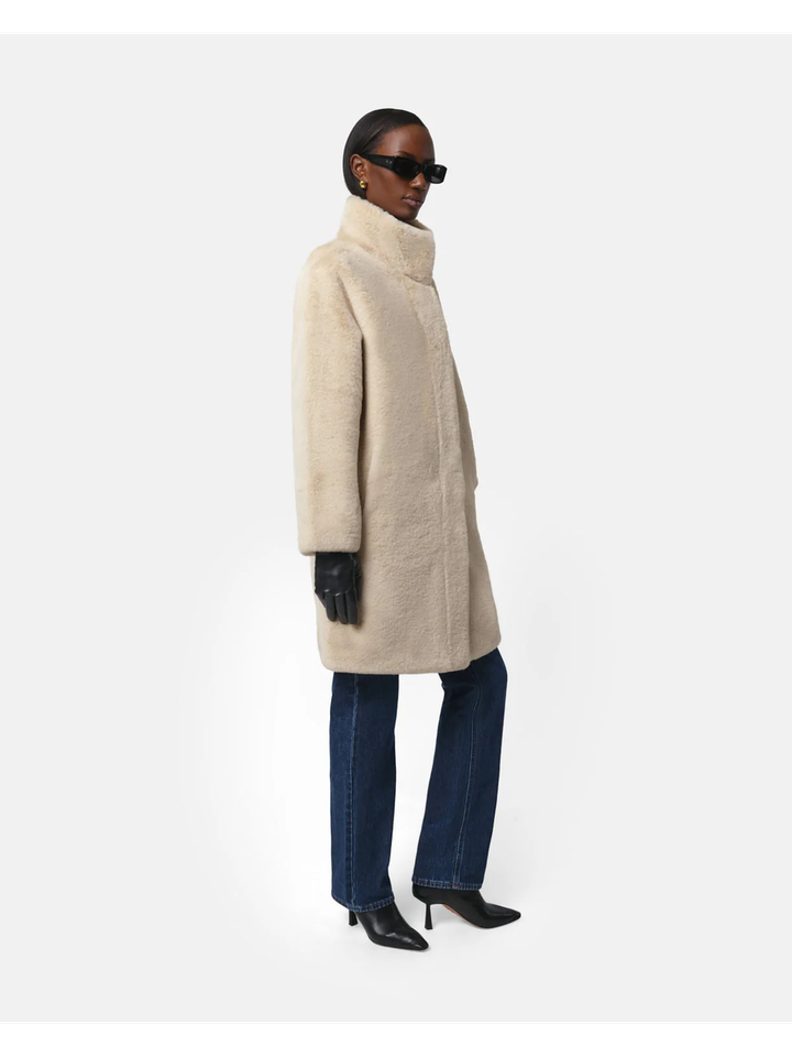 Latte lange mantel Blair Apparis 