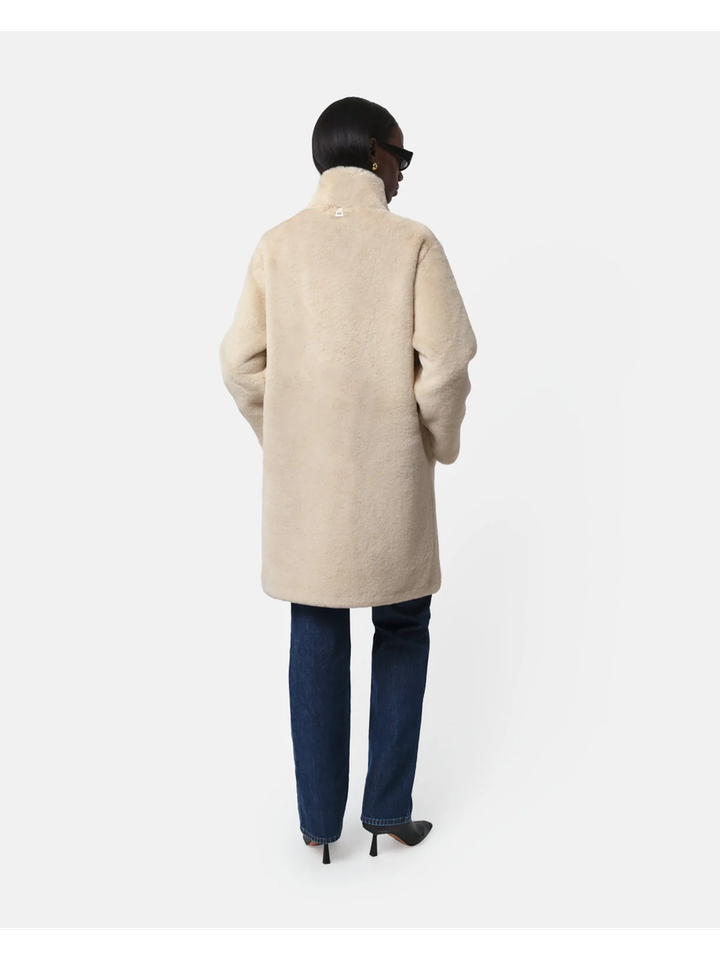 Latte lange mantel Blair Apparis 