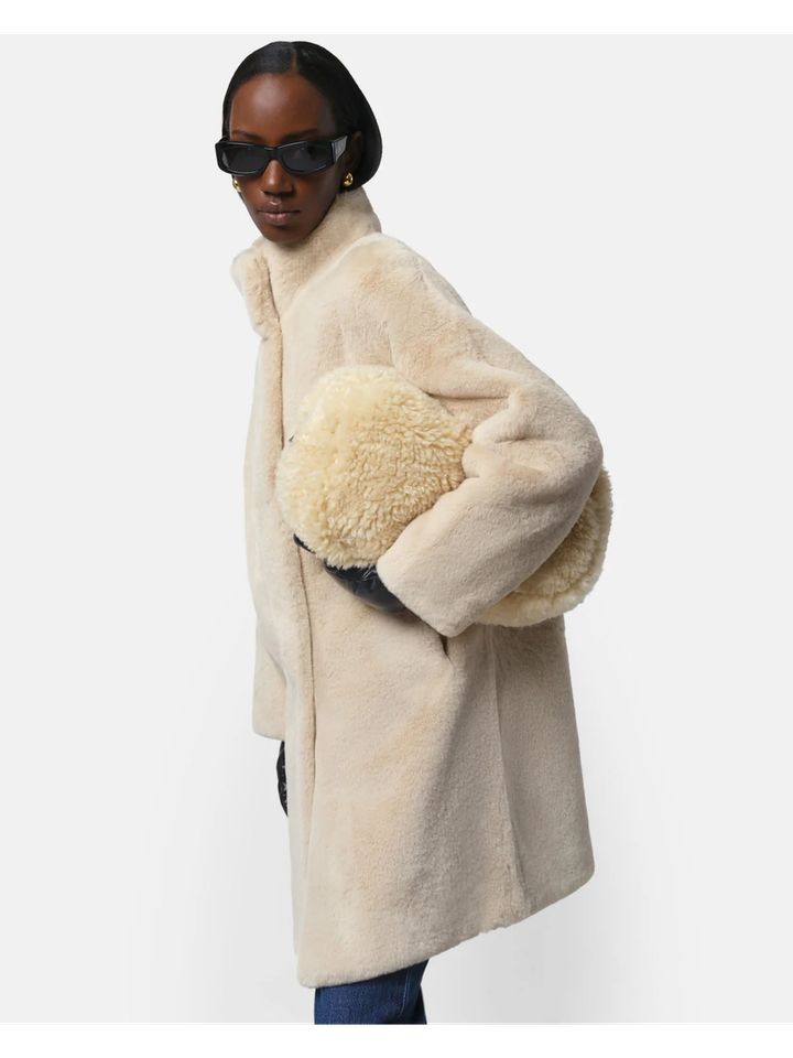 Latte lange mantel Blair Apparis 