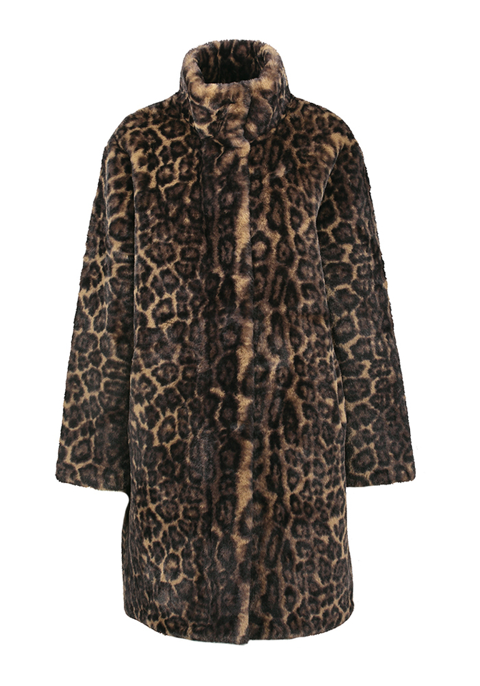 Dark leopard mantel Blair Apparis