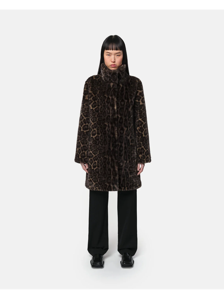 Dark leopard mantel Blair Apparis