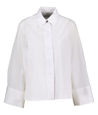 Witte blouse met knoopsluiting Lisa Academia