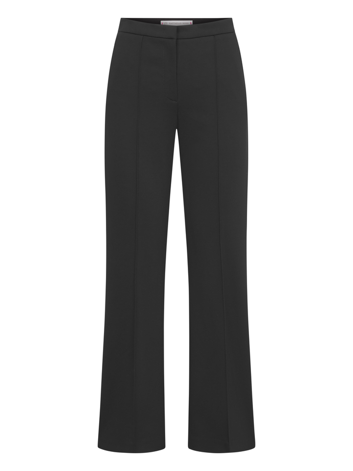 Zwarte broek in flare model Raffaello Rossi 
