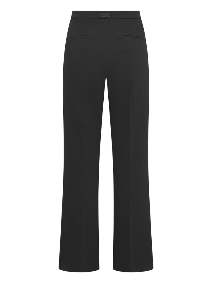 Zwarte broek in flare model Raffaello Rossi 