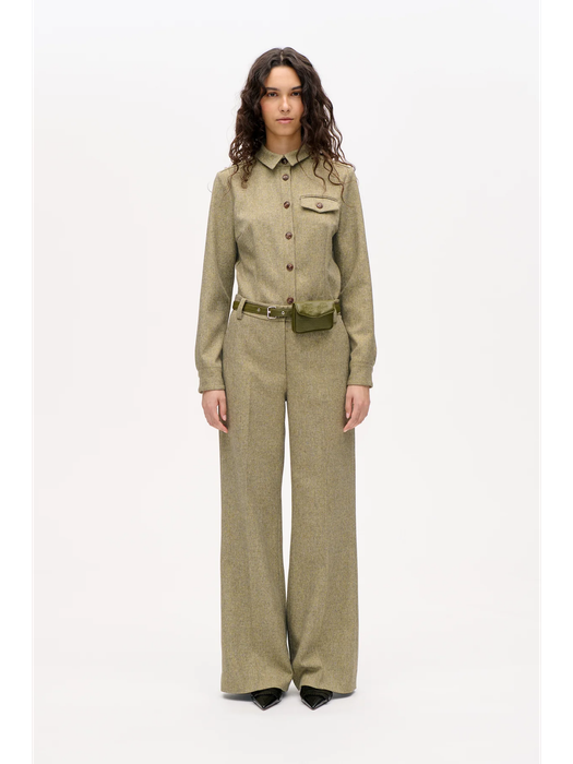 Groene geklede broek Nile Baum Und Pferdgarten