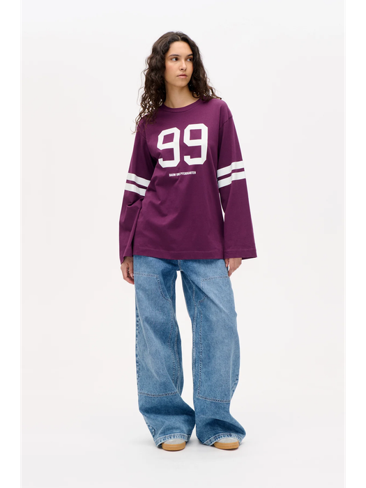 Paarse t-shirt met lange mouwen Jeevana Baum Und Pferdgarten