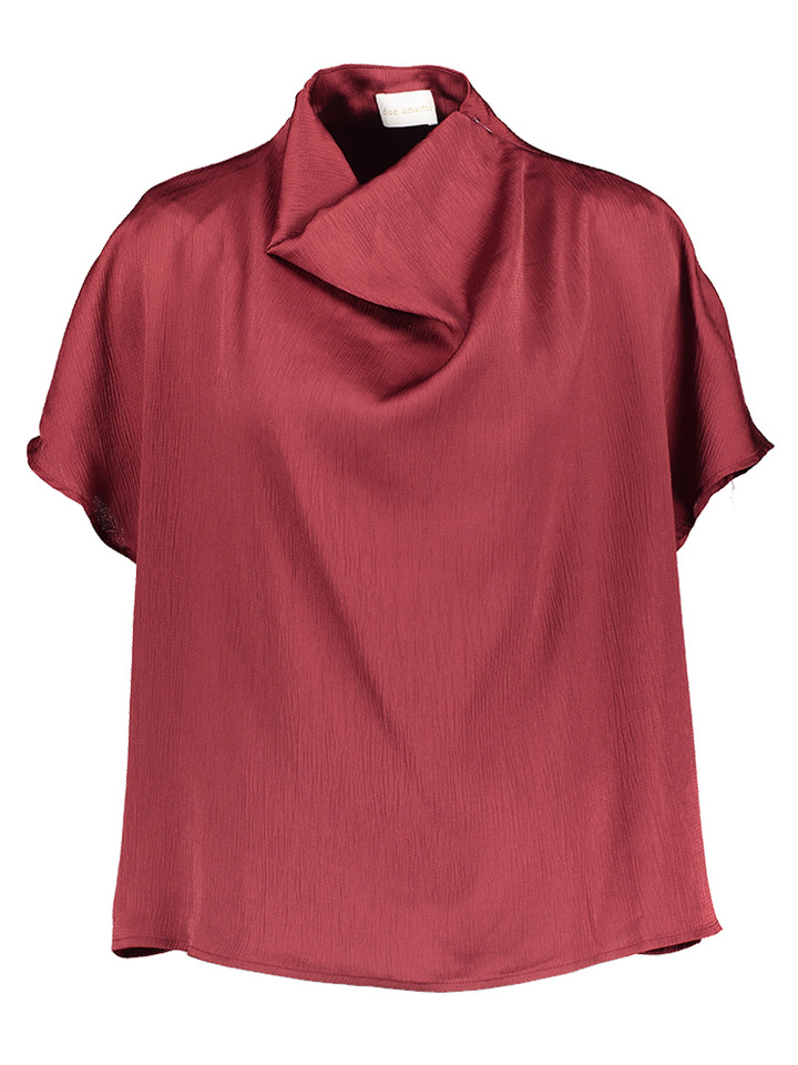 Bordeaux bloes met korte mouwen Calimero Due Amanti 