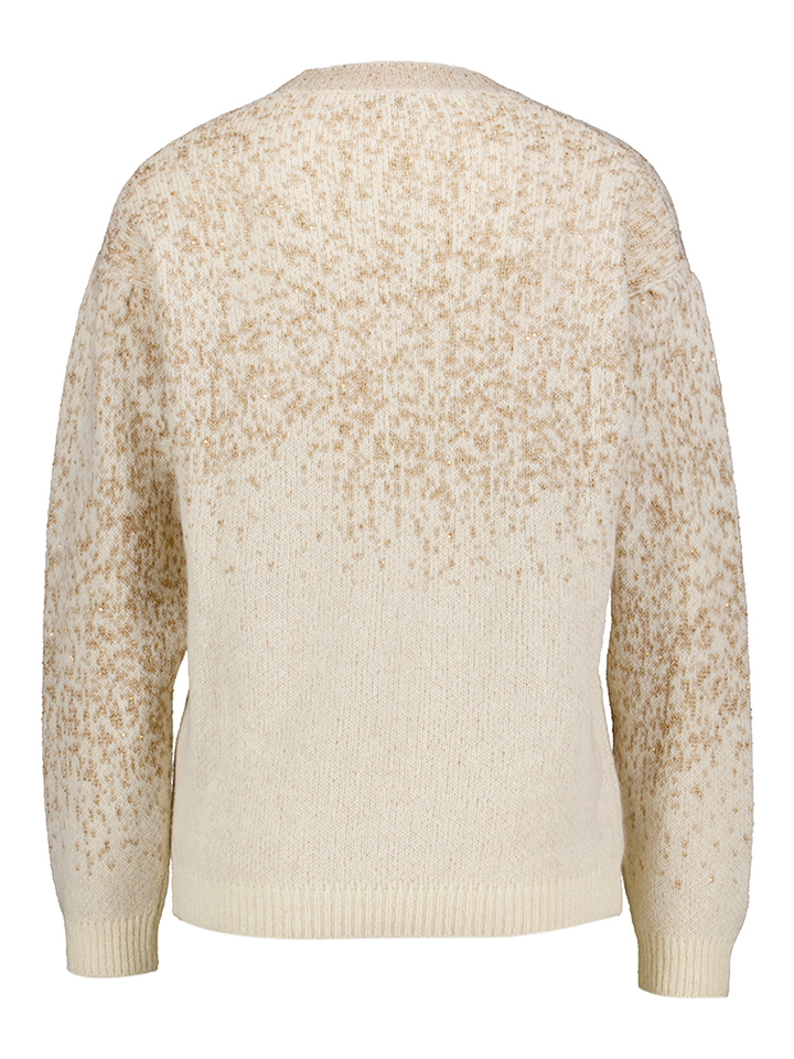 Beige trui met glitters Danny Due Amanti 