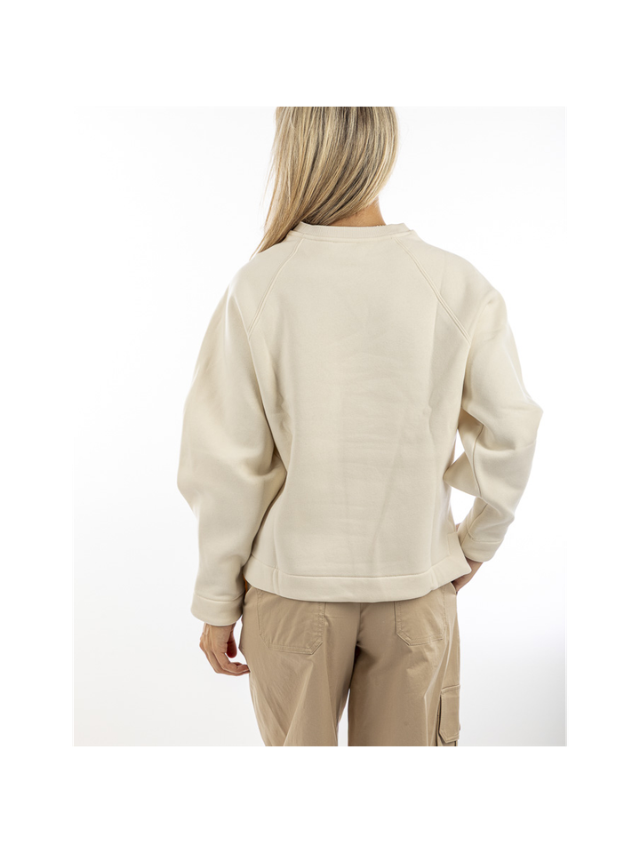 Ecru sweater met strass detail Victoria Due Amanti