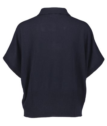 Donkerblauwe polo met korte mouwen Max Due Amanti 