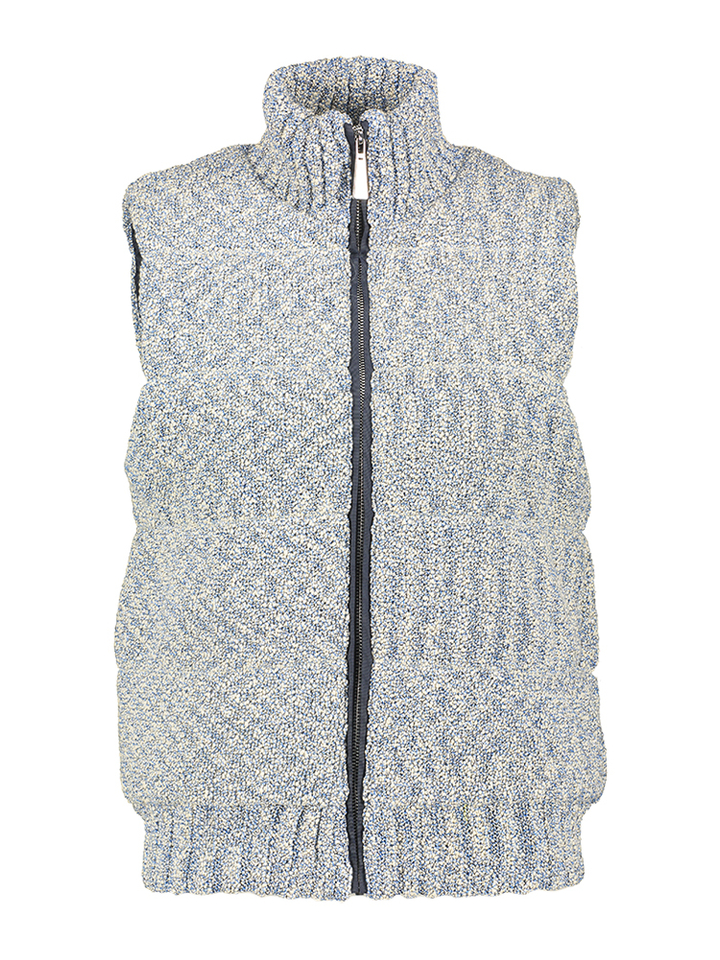 Electric silver blauwe bodywarmer Mellin Due Amanti 