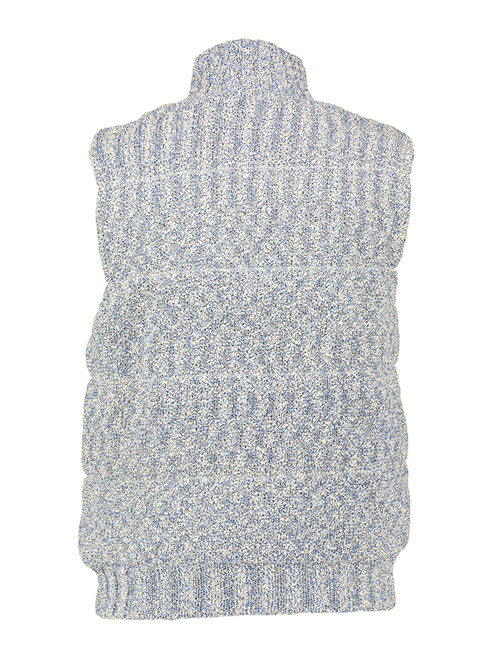 Electric silver blauwe bodywarmer Mellin Due Amanti 