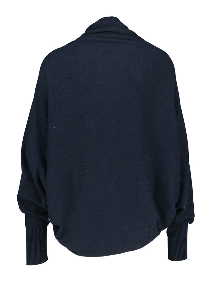 Blauwe poncho Warmy Due Amanti