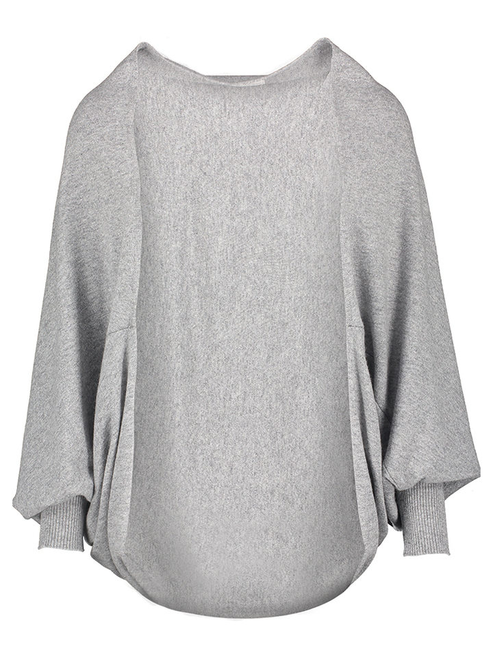 Grijze poncho Warmy Due Amanti
