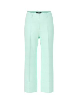 Marc Cain collections Lichtgroene wide fit enkelbroek met hoge taille Marccain Collection