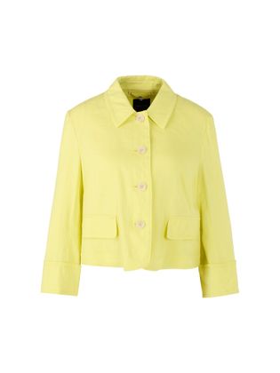 Marc Cain collections Felgeel linnen vestje met knopen