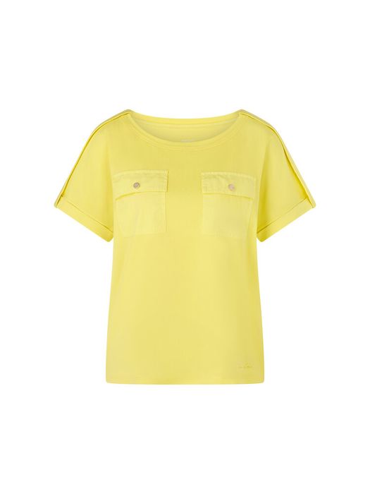 Gele katoenen t-shirt Marccain Collection