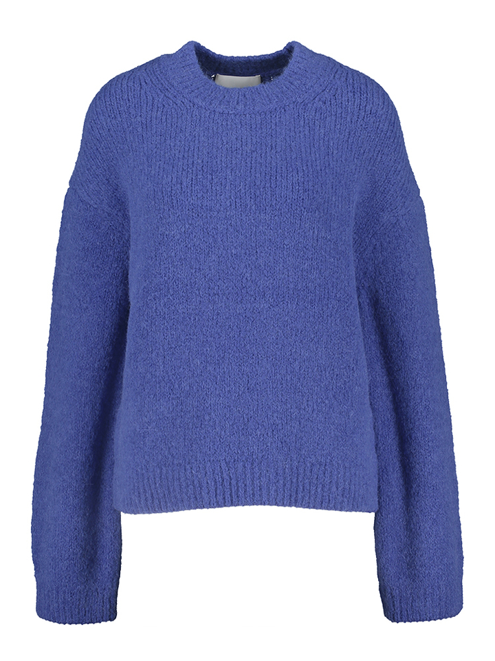 Blauwe gebreide pull Closed 