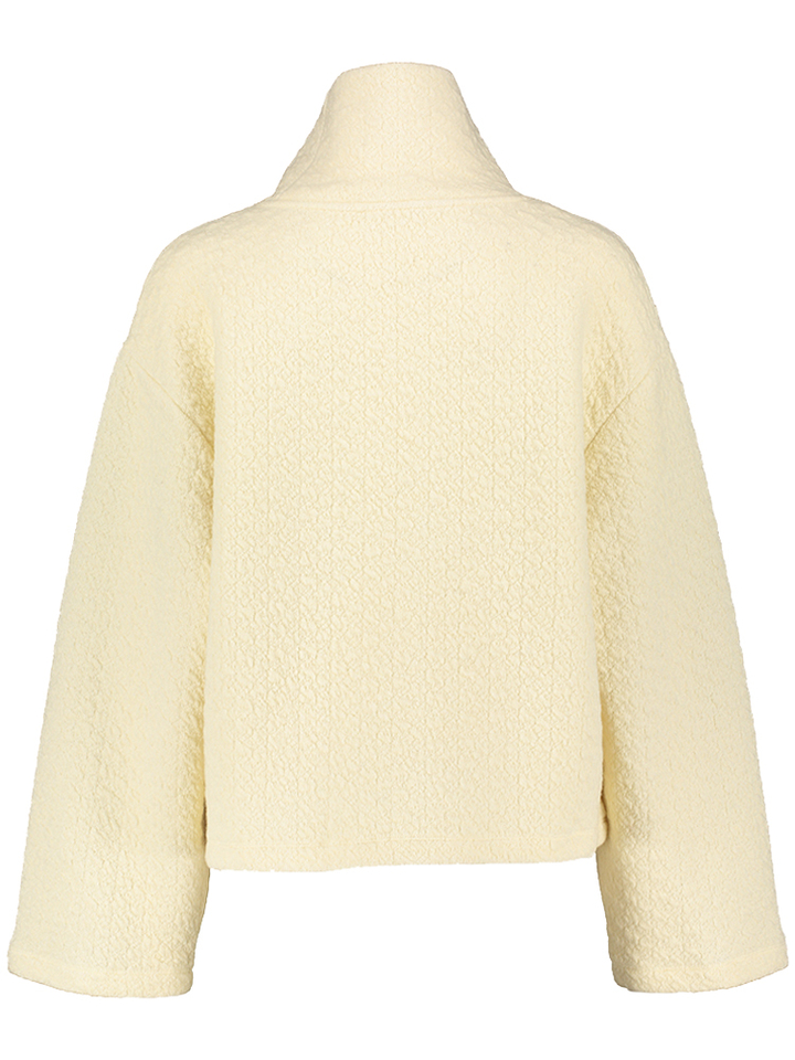 Beige trui met opstaande kraag Closed