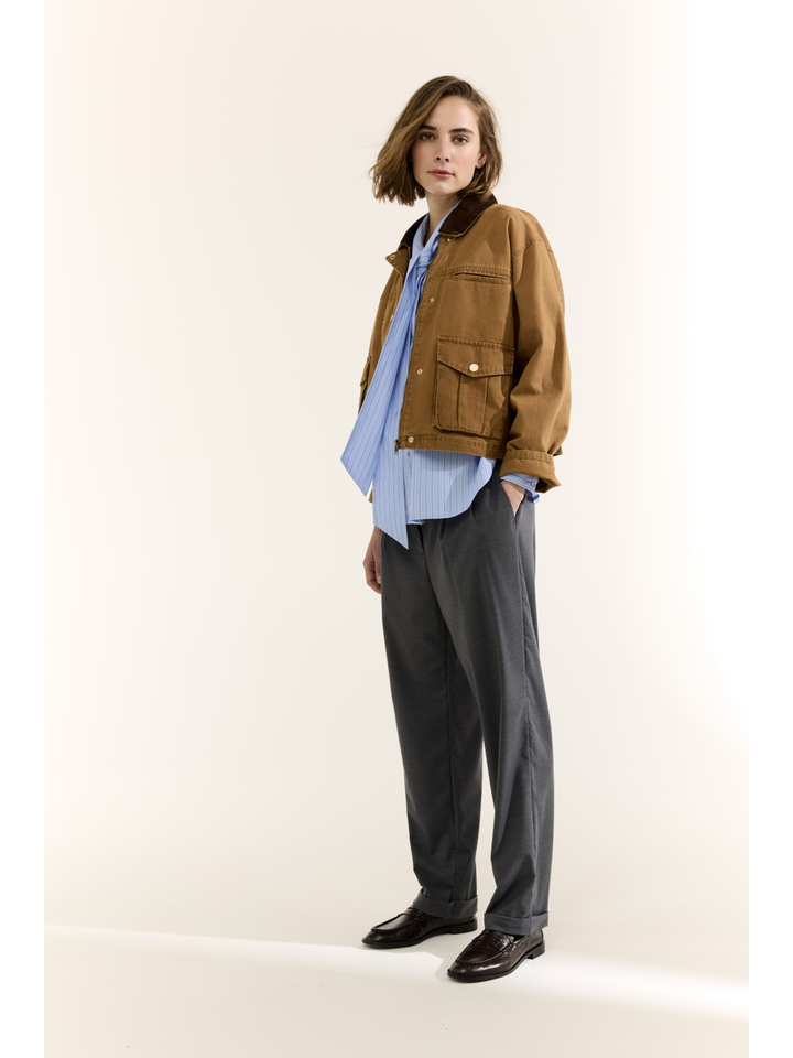 Blauwe gestreepte bloes JC Sophie