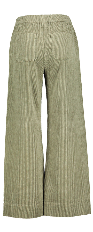 Licht groene broek in ribfluweel met elastiek JC Sophie