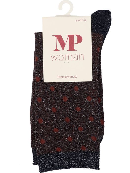 Donkerblauwe glitterkousen met bolletjes Donna Glitter MP Denmark