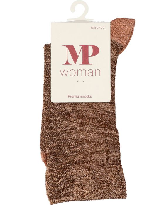 Roestkleurige glitterkousen Ulla Glitter MP Denmark