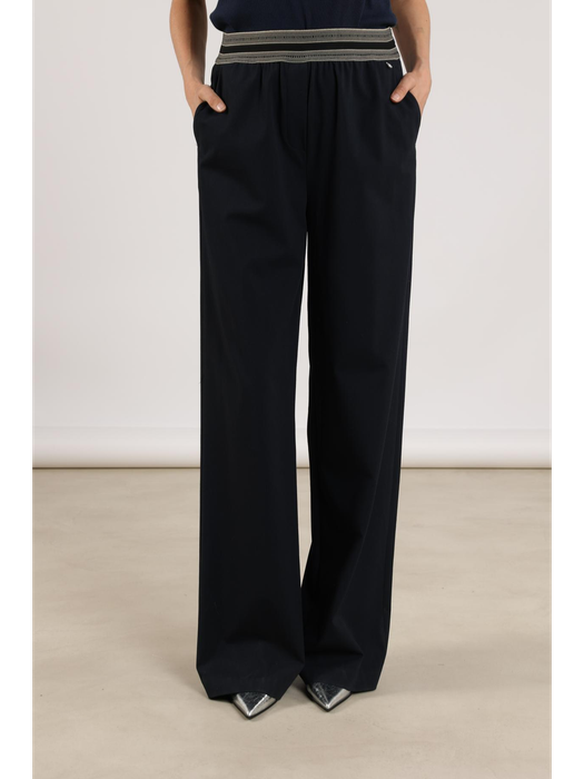 Donkerblauwe broek Liz Nukus
