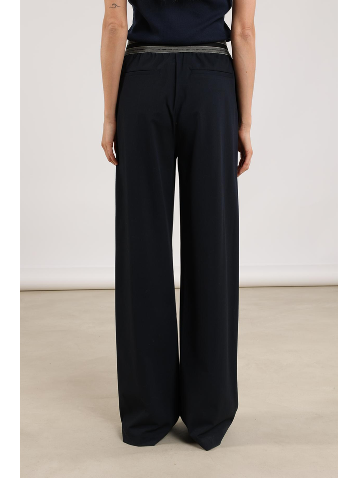 Donkerblauwe broek Liz Nukus 