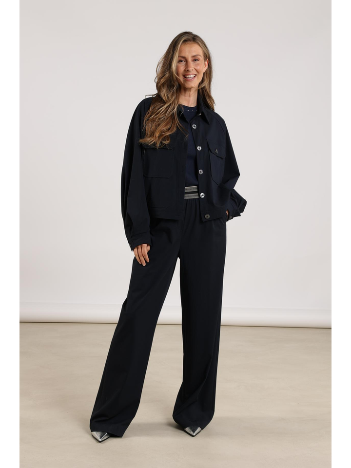 Donkerblauwe broek Liz Nukus 