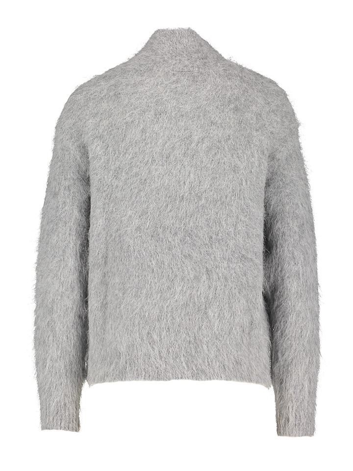Lichtgrijze alpaca wollen pull Ashley MSCW