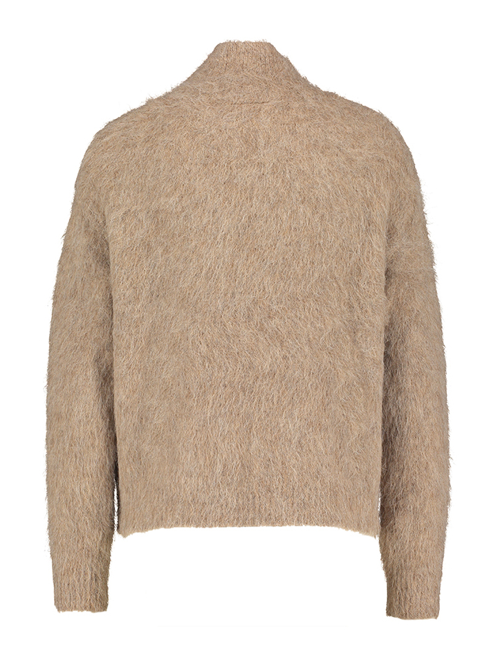 Bruinkleurige alpaca wollen pull Ashley MSCW