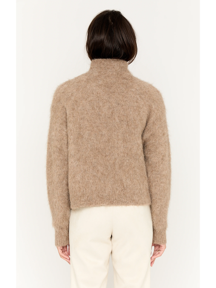 Bruinkleurige alpaca wollen pull Ashley MSCW
