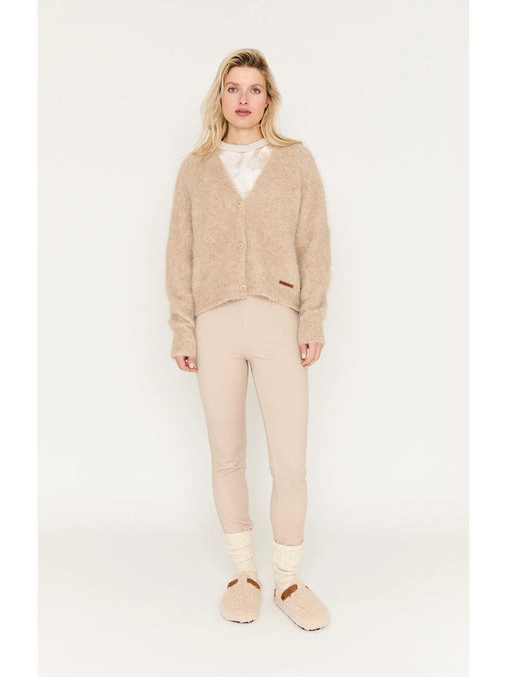 Beige cardigan met knoopsluiting Fleur MSCW