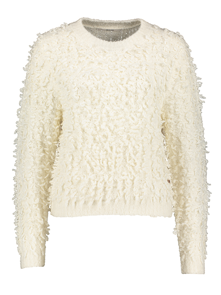 Witte ruffle trui Doodle MSCW