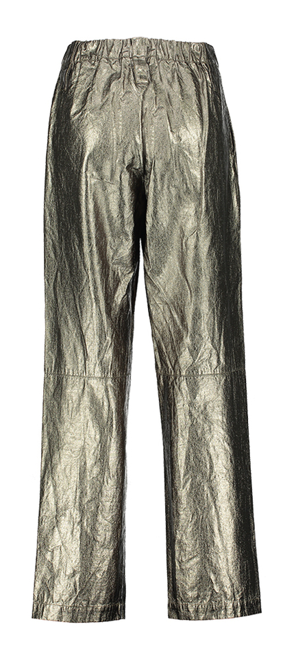 Bronzen metallic broek Fresia Rabens Saloner 