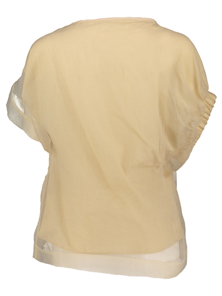 Beige bloes in voile Gerta Rabens Saloner 