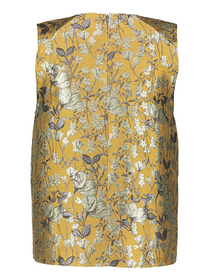 Mouwloze bloes in bloemenprint Piper Rabels Saloner