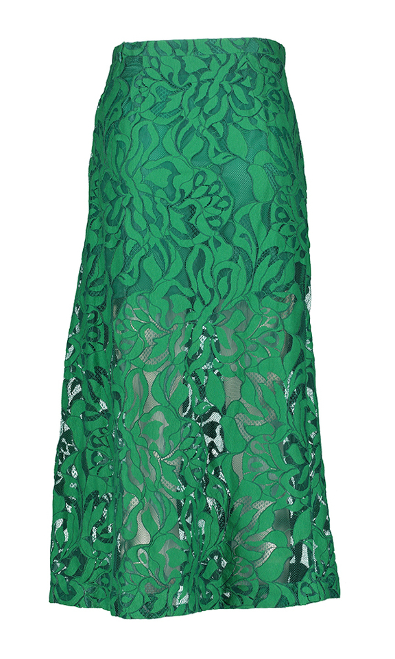 Groene kanten rok Fauna Rabens Saloner