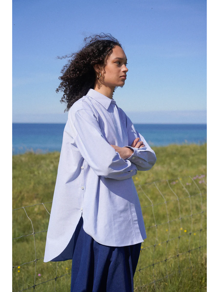 Lichtblauwe blouse Shelby Rue de Tokyo 